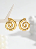 Swirl earrings