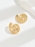 Swirl earrings