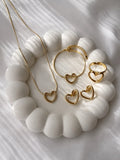 Hollow heart combo set