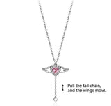 Heart wings necklace