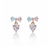 Rhinestone whimsical earrings