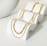 Double layer snake chain