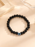 Evil eye couple bracelet