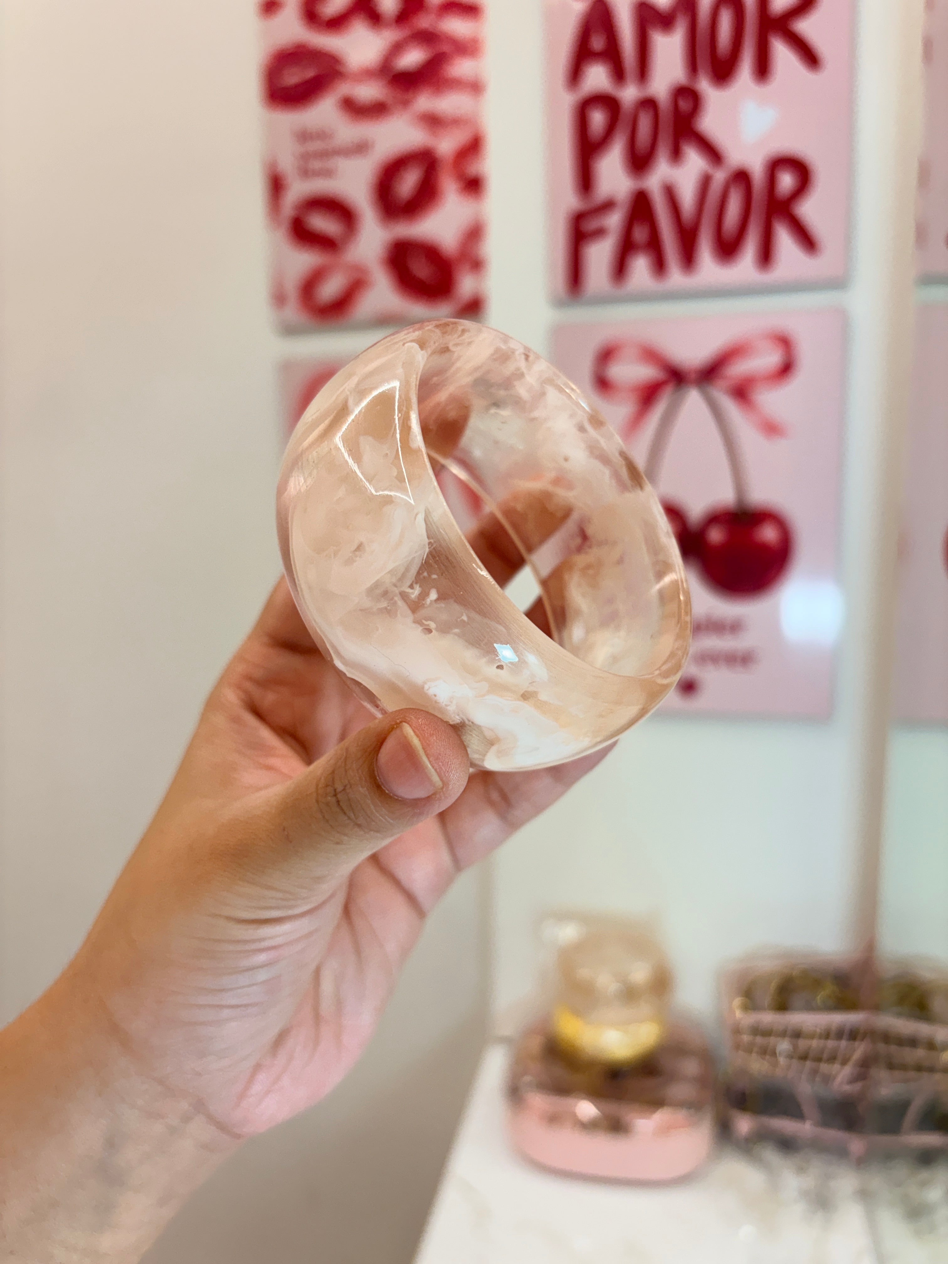 Clear Resin bangle