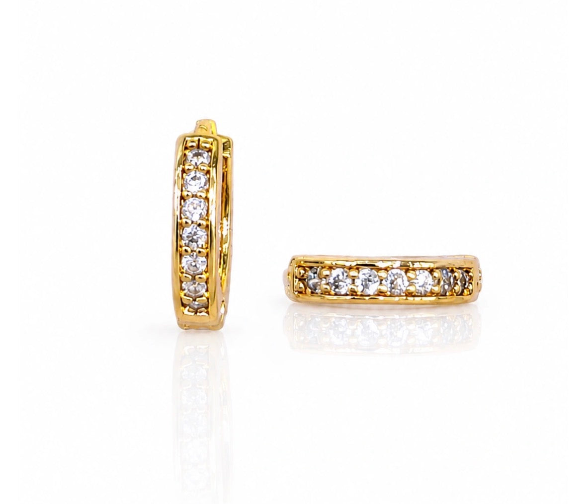 Golden rhinestone baali