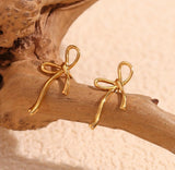 Bow tie earrings