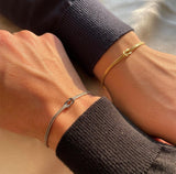 Matching knot bracelets