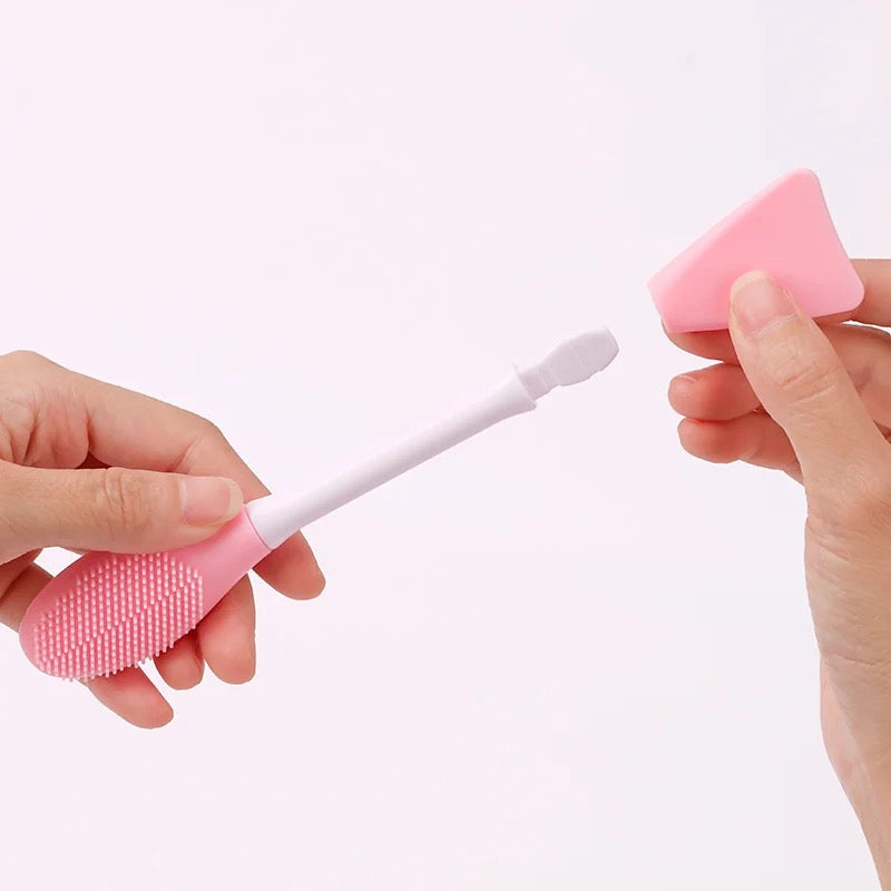 Multifunctional mask & scrubber brush