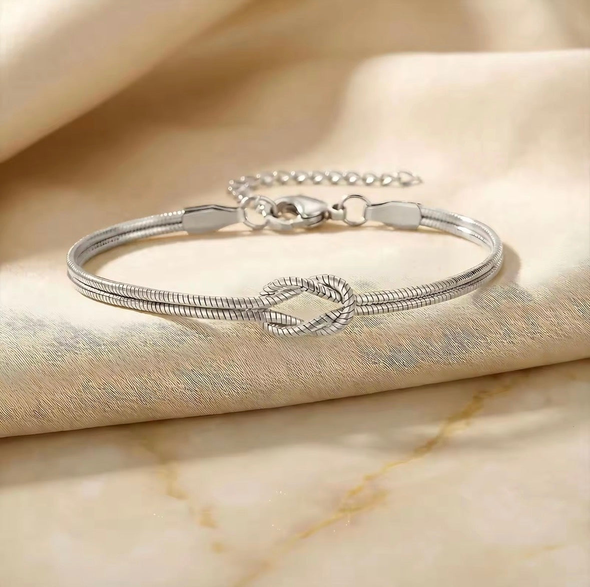 Matching knot bracelets
