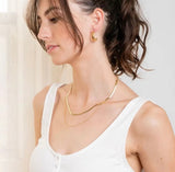 Double layer snake chain