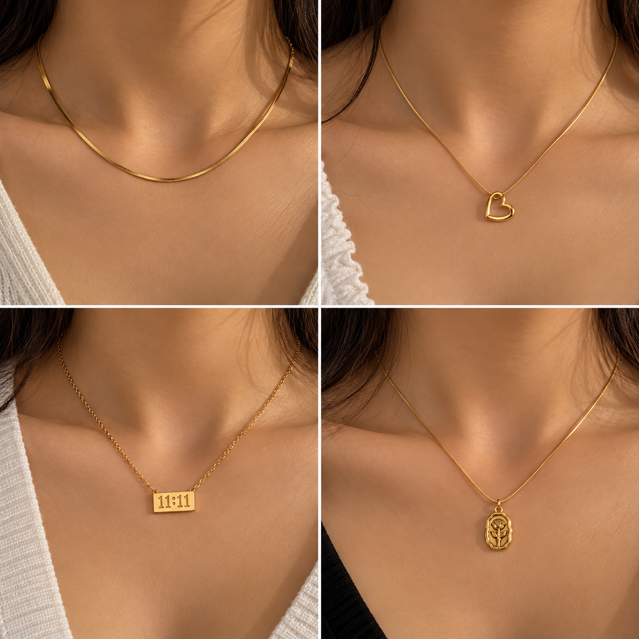Combo of 4 viral necklaces