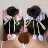 Tulip scrunchie(random colour)