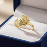 Evil eye ring