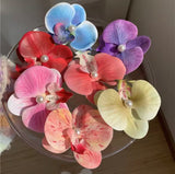 Orchid clip (random colour)