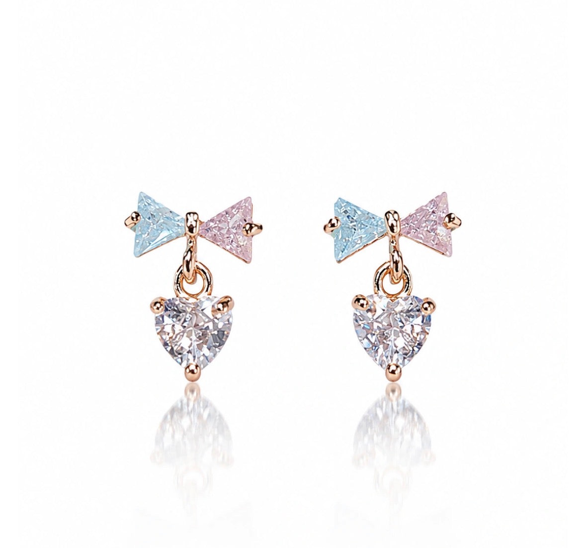 Rhinestone whimsical earrings