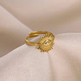 Evil eye ring