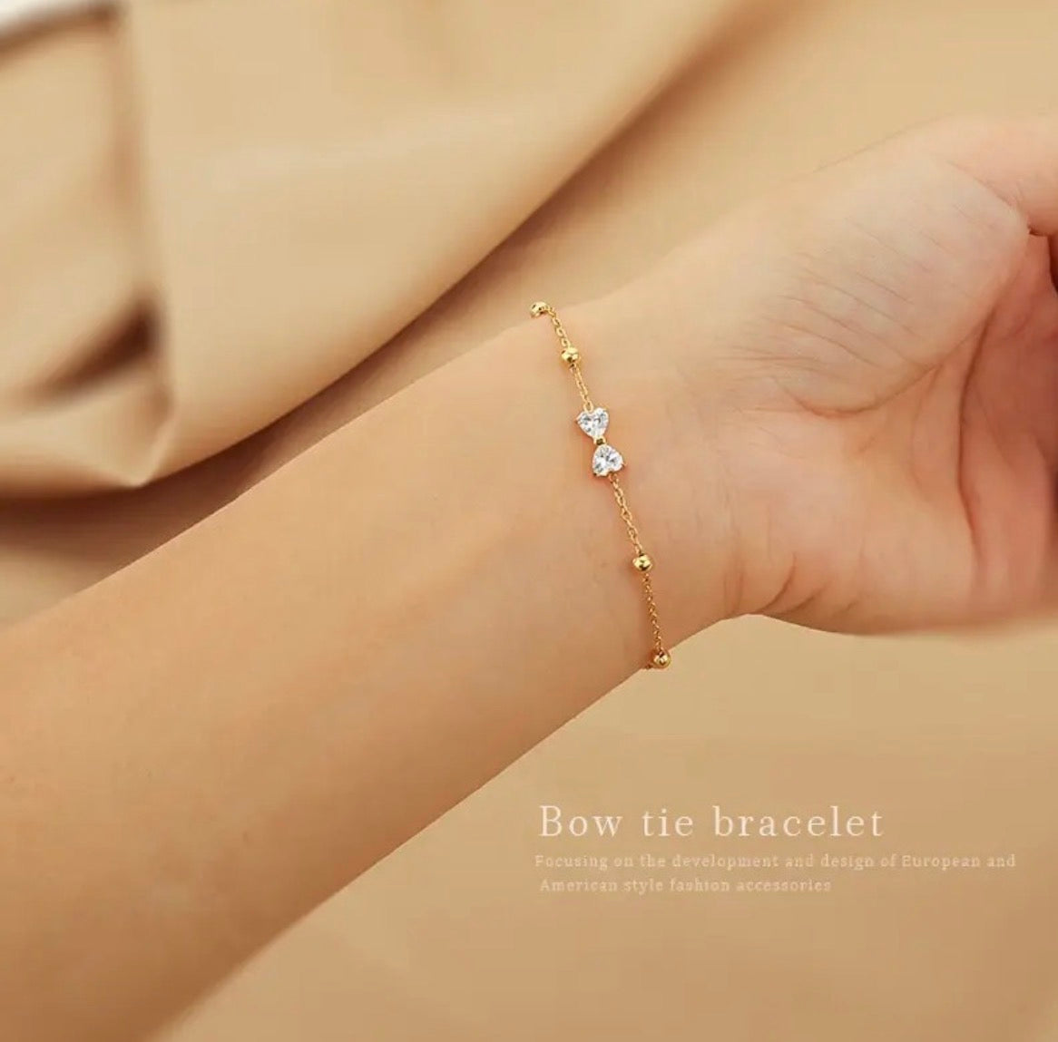 Bow tie bracelet