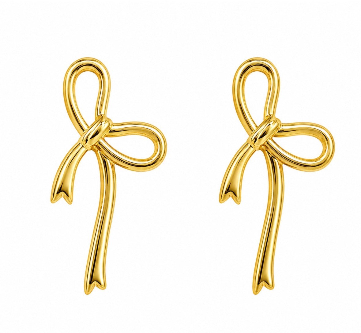 Bow tie earrings