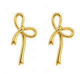 Bow tie earrings