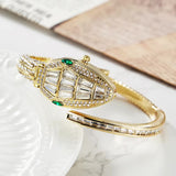 Snake luxe rhinestone watch