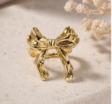 Bow knot ring