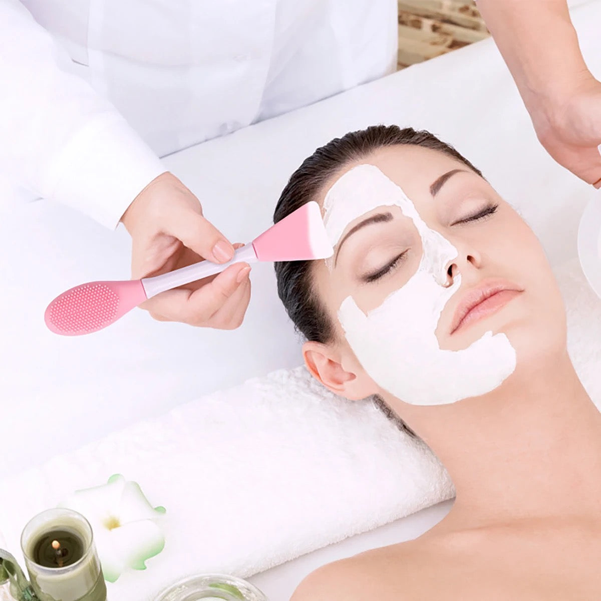 Multifunctional mask & scrubber brush