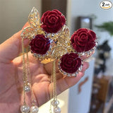 Rose golden clip