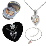 Love pearl necklace set