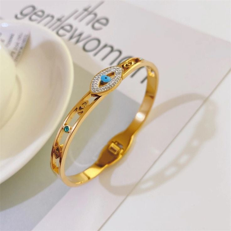 Studded Evil eye bracelet