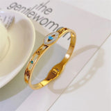 Studded Evil eye bracelet