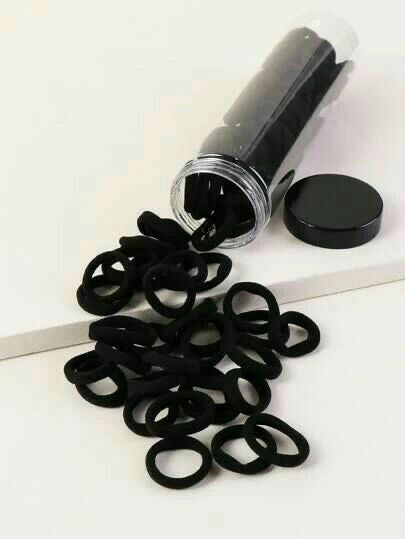 Black hair tie (pack of 50)