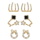 Set of 3 korean earrings combo - 1