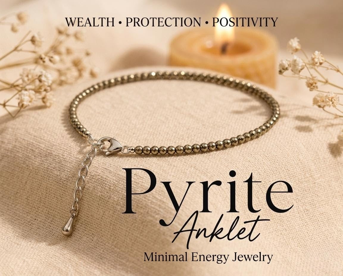 Fortune Flow Pyrite Anklet