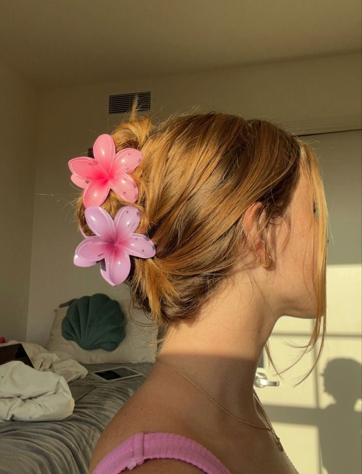 Bloom hair claw clip - Big Size (random colour)
