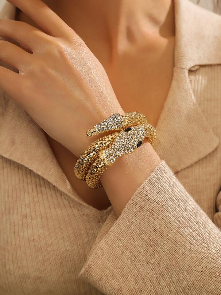 Sparkling snake wrap (Golden)